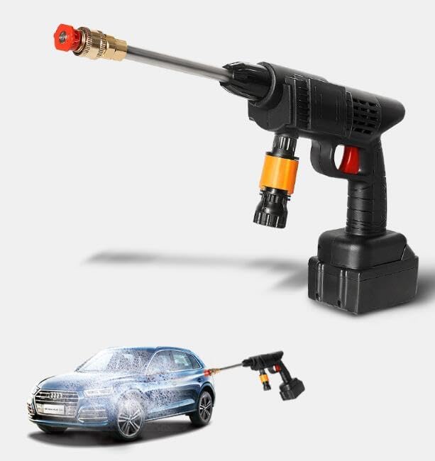 Cordless Electric Paint Sprayer | 5 Nozzle | High-Pressure Airbrush for Auto, Furniture & Steel Coating | Compatible with Makita Battery